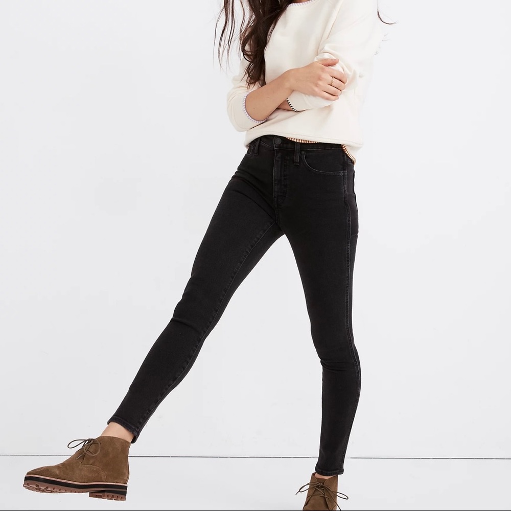 Madewell 10" High-Rise Skinny Jeans in Starkey Wash